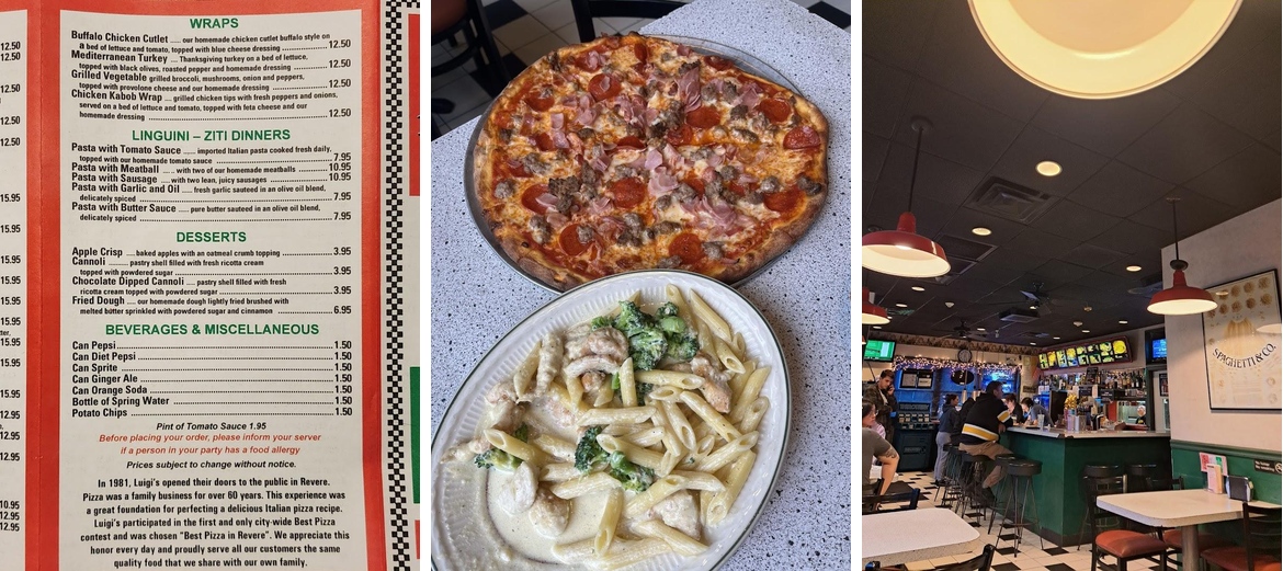 Luigi's Menu